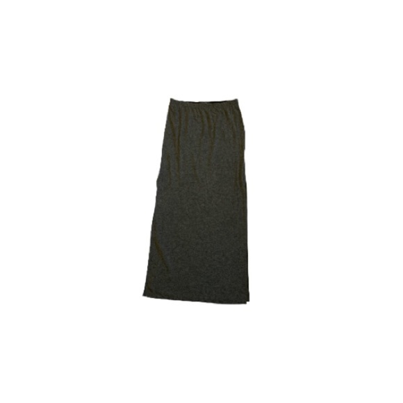 Aritzia Babaton Grey Jersey Maxi Skirt with Side Slits - Women’s Size Small - Picture 1 of 6